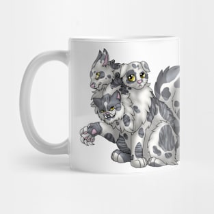 CerPURRus: Grey Bicolor Tabby Mug